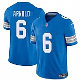 Men & Women & Youth Detroit Lions #6 Terrion Arnold Blue 2025 F.U.S.E. Vapor Limited Stitched Jersey,baseball caps,new era cap wholesale,wholesale hats